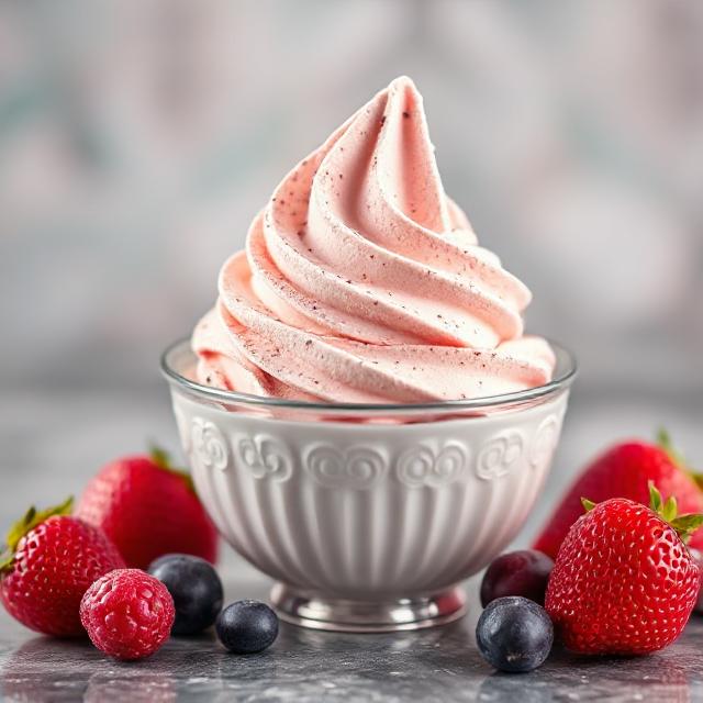 Strawberry ice-cream